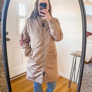 Alpha Industries MA-1 Long Jacket Coat Maeve M